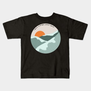 "salty air and sand hair" beachy aesthetic Kids T-Shirt